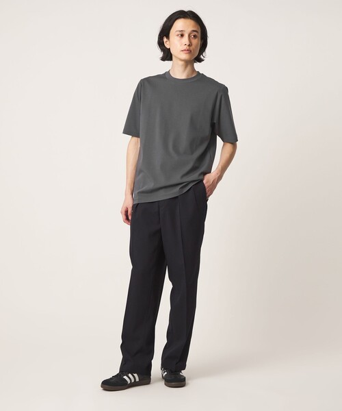 A DAY IN THE LIFE UNITED ARROWS(アデイインザライフユナイテッドアローズ)の「シャイニー ポンチ ジャストクルーネックカットソー<A DAY IN THE LIFE>(Tシャツ/カットソー・メンズ・ダークグレー/コバルトブルー/ホワイト/ライトグレー/ブラック・M/S/XL/L)」の12枚目の写真