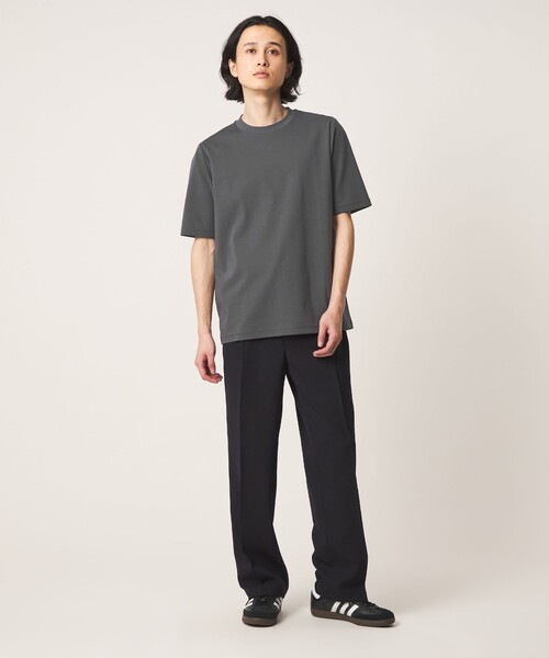 A DAY IN THE LIFE UNITED ARROWS(アデイインザライフユナイテッドアローズ)の「シャイニー ポンチ ジャストクルーネックカットソー<A DAY IN THE LIFE>(Tシャツ/カットソー・メンズ・ダークグレー/コバルトブルー/ホワイト/ライトグレー/ブラック・M/S/XL/L)」の13枚目の写真
