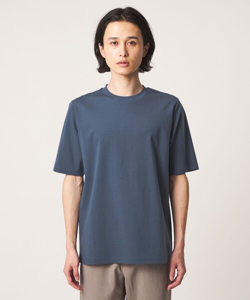 A DAY IN THE LIFE UNITED ARROWS(アデイインザライフユナイテッドアローズ)の「シャイニー ポンチ ジャストクルーネックカットソー<A DAY IN THE LIFE>(Tシャツ/カットソー・メンズ・ダークグレー/コバルトブルー/ホワイト/ライトグレー/ブラック・M/S/XL/L)」の14枚目の写真
