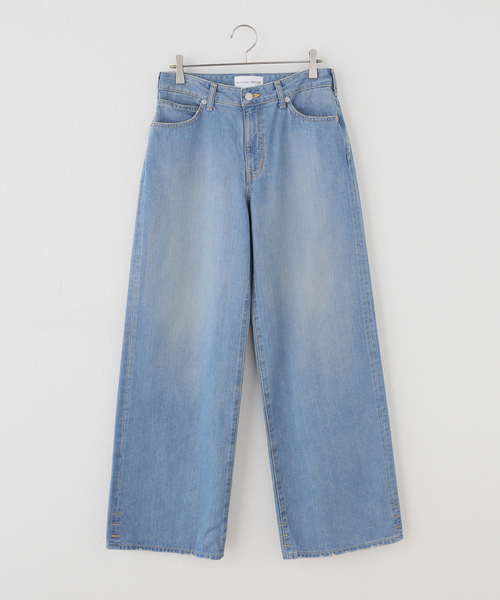 Tu es mon TRESOR（トゥ エ モン トレゾア）の「【TU ES MON TRESOR/トゥ エ モン トレゾア】The Topaz Jean-Low-Rise（デニムパンツ・レディース・チャコールグレー/ブルー・27/26/25/24）」の2枚目の写真