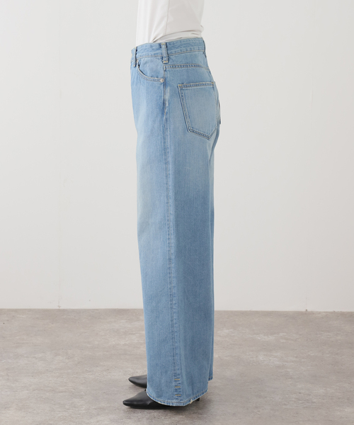 Tu es mon TRESOR（トゥ エ モン トレゾア）の「【TU ES MON TRESOR/トゥ エ モン トレゾア】The Topaz Jean-Low-Rise（デニムパンツ・レディース・チャコールグレー/ブルー・27/26/25/24）」の4枚目の写真