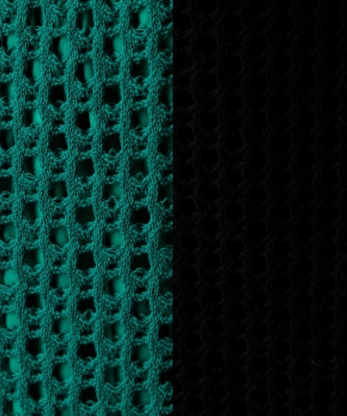 GEVS.（ジェイヴィス）の「【セットアップ対応】綿100％クロシェ風透かし編ナローロングスカート＜大きいサイズ有＞GEVS.（スカート・レディース・グリーン/ブラック・5L/4L/3L/LL/L/M）」の15枚目の写真