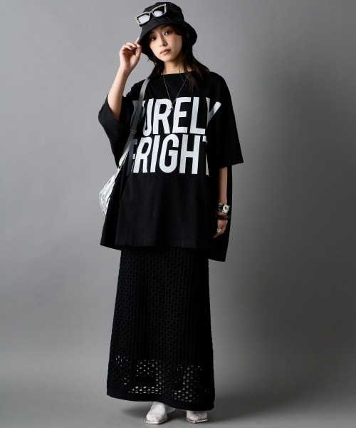 GEVS.（ジェイヴィス）の「【セットアップ対応】綿100％クロシェ風透かし編ナローロングスカート＜大きいサイズ有＞GEVS.（スカート・レディース・グリーン/ブラック・5L/4L/3L/LL/L/M）」の12枚目の写真