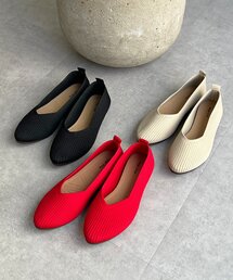 un dix cors（アンディコール）の「ニットVパンプス（ブーツ）」