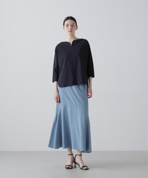 ADORE(アドーア)の「◆ハイゲージジャージートップス(Tシャツ/カットソー・レディース・ネイビー/ホワイト・38)」の13枚目の写真