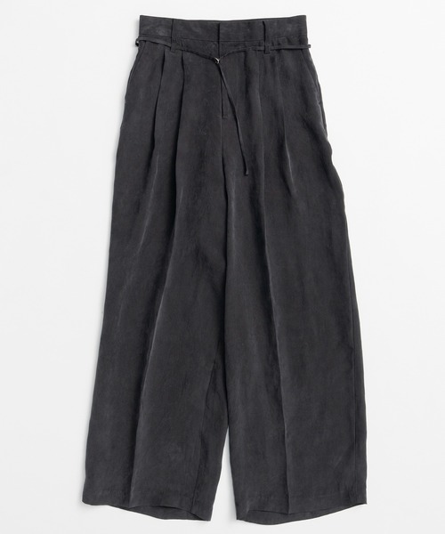 PRANK PROJECT(プランクプロジェクト)の「【2026Summer Pre-Order】フィブリルイージースラックス / Fibril Easy Slacks(スラックス・レディース・ブラウン/ブラック・36/38)」の16枚目の写真