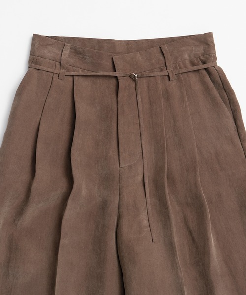 PRANK PROJECT(プランクプロジェクト)の「【2026Summer Pre-Order】フィブリルイージースラックス / Fibril Easy Slacks(スラックス・レディース・ブラウン/ブラック・36/38)」の19枚目の写真