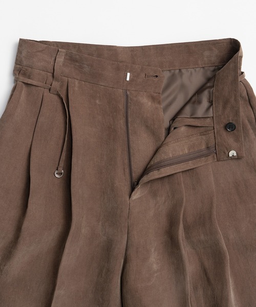 PRANK PROJECT(プランクプロジェクト)の「【2026Summer Pre-Order】フィブリルイージースラックス / Fibril Easy Slacks(スラックス・レディース・ブラウン/ブラック・36/38)」の20枚目の写真