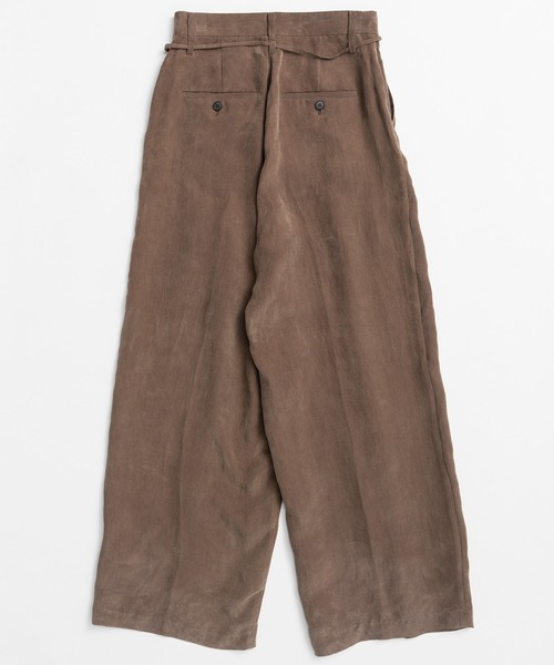PRANK PROJECT(プランクプロジェクト)の「【2026Summer Pre-Order】フィブリルイージースラックス / Fibril Easy Slacks(スラックス・レディース・ブラウン/ブラック・36/38)」の18枚目の写真