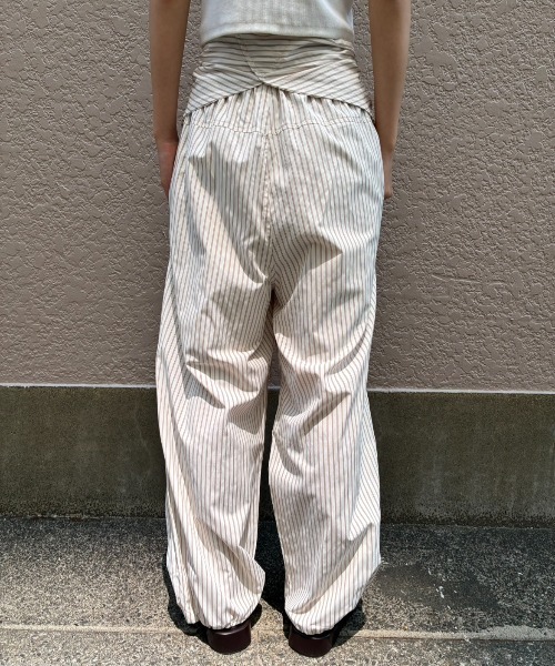 AIC.(エーアイシー)の「シャツスリーブストライプイージーパンツ(その他パンツ・レディース・アイボリー/ピンク/ブルー・FREE)」の18枚目の写真