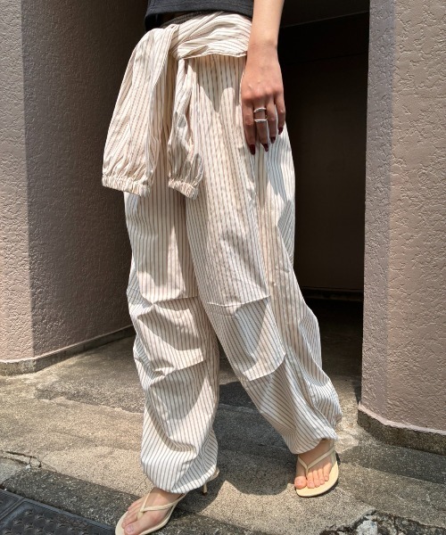 AIC.(エーアイシー)の「シャツスリーブストライプイージーパンツ(その他パンツ・レディース・アイボリー/ピンク/ブルー・FREE)」の21枚目の写真