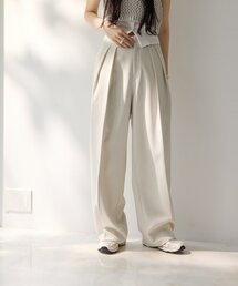 gemeil（ジェムイル）の「【YUKINA企画】タックワイドパンツ (MA-001)（その他パンツ）」