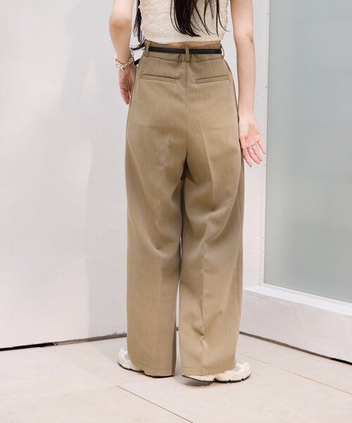 gemeil(ジェムイル)の「【YUKINA企画】タックワイドパンツ (MA-001)(その他パンツ・レディース・アイボリー/グレー/ベージュ・TM)」の17枚目の写真