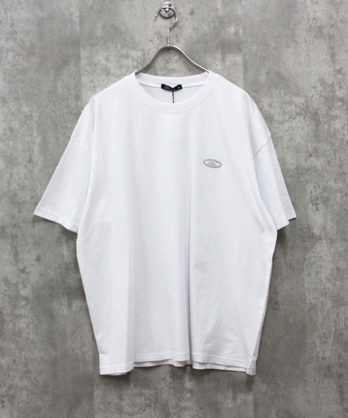 SHISKY（シスキー）の「オーバーサイズ プリント半袖Tシャツ（Tシャツ/カットソー・メンズ・ブラック系その他4/ホワイト系その他3/ホワイト系その他/ブラック系その他5/ホワイト系その他4/ブラック系その他3/グレー系その他4/グリーン系その他/ベージュ/グレー系その他3/ミント/グレー系その他2/ブルー系その他/ネイビー/チャコール/ホワイト系その他5/ホワイト系その他2/ブラック系その他/オフホワイト/杢グレー/ブルー系その他2/ブラック系その他2/グレー系その他/ブラック・XL/L/M）」の4枚目の写真