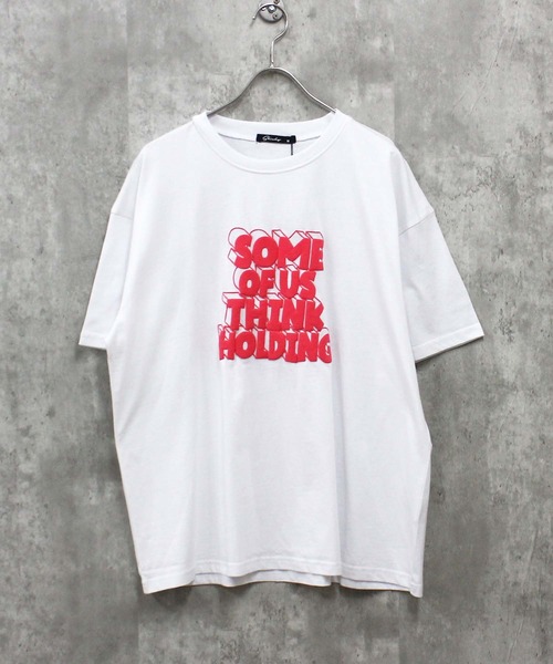 SHISKY（シスキー）の「オーバーサイズ プリント半袖Tシャツ（Tシャツ/カットソー・メンズ・ブラック系その他4/ホワイト系その他3/ホワイト系その他/ブラック系その他5/ホワイト系その他4/ブラック系その他3/グレー系その他4/グリーン系その他/ベージュ/グレー系その他3/ミント/グレー系その他2/ブルー系その他/ネイビー/チャコール/ホワイト系その他5/ホワイト系その他2/ブラック系その他/オフホワイト/杢グレー/ブルー系その他2/ブラック系その他2/グレー系その他/ブラック・XL/L/M）」の6枚目の写真