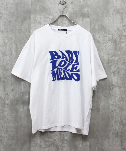 SHISKY（シスキー）の「オーバーサイズ プリント半袖Tシャツ（Tシャツ/カットソー・メンズ・ブラック系その他4/ホワイト系その他3/ホワイト系その他/ブラック系その他5/ホワイト系その他4/ブラック系その他3/グレー系その他4/グリーン系その他/ベージュ/グレー系その他3/ミント/グレー系その他2/ブルー系その他/ネイビー/チャコール/ホワイト系その他5/ホワイト系その他2/ブラック系その他/オフホワイト/杢グレー/ブルー系その他2/ブラック系その他2/グレー系その他/ブラック・XL/L/M）」の7枚目の写真