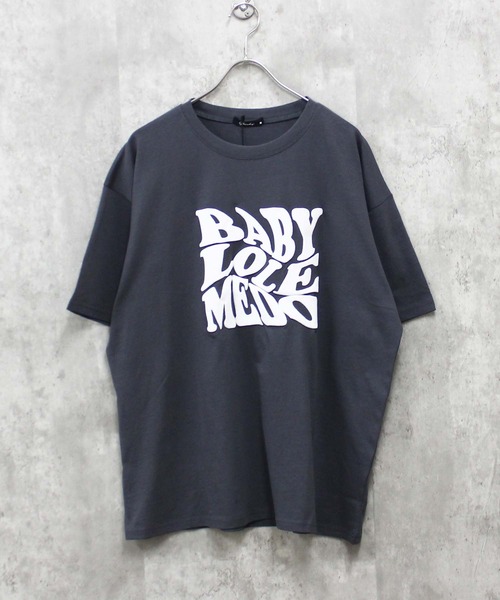 SHISKY（シスキー）の「オーバーサイズ プリント半袖Tシャツ（Tシャツ/カットソー・メンズ・ブラック系その他4/ホワイト系その他3/ホワイト系その他/ブラック系その他5/ホワイト系その他4/ブラック系その他3/グレー系その他4/グリーン系その他/ベージュ/グレー系その他3/ミント/グレー系その他2/ブルー系その他/ネイビー/チャコール/ホワイト系その他5/ホワイト系その他2/ブラック系その他/オフホワイト/杢グレー/ブルー系その他2/ブラック系その他2/グレー系その他/ブラック・XL/L/M）」の18枚目の写真