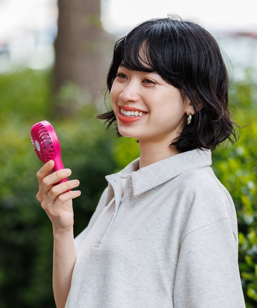 Toffy(トフィー)の「【Toffy】薄型ひんやりファン(生活家電・レディース・ホワイト/サンドグレー/ピンク・0)」の3枚目の写真