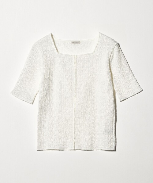 Steven Alan(スティーブンアラン)の「<Steven Alan>スクエアネック カーディガン(カーディガン/ボレロ・レディース・オフホワイト/ダークブラウン/ブラック・FREE)」の14枚目の写真