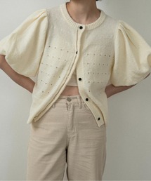 lawgy | front curl line puff sleeve tops / フロントカールラインパフスリーブトップス(その他トップス)