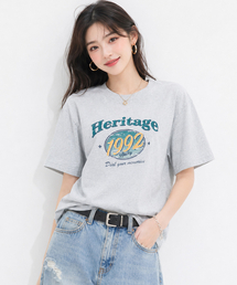 共用レトログラフィック半袖Tシャツ-FBZU5804C0E