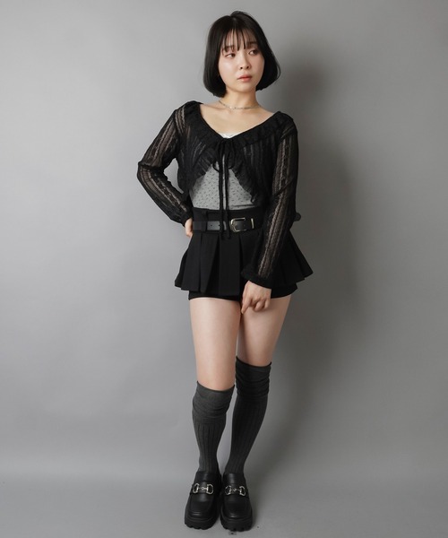 SPINNS(スピンズ)の「カップ付きキャミソール/小花柄(キャミソール・レディース・アイボリー/グレー/オフホワイト・ONESIZE)」の16枚目の写真