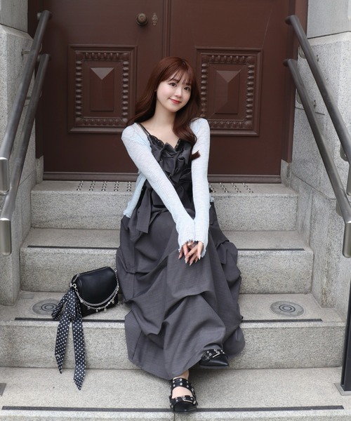 mellowneon(メロウネオン)の「ダブルベルトシューズ(パンプス・レディース・アイボリー/ブラック・SMALL/MEDIUM/LARGE)」の19枚目の写真