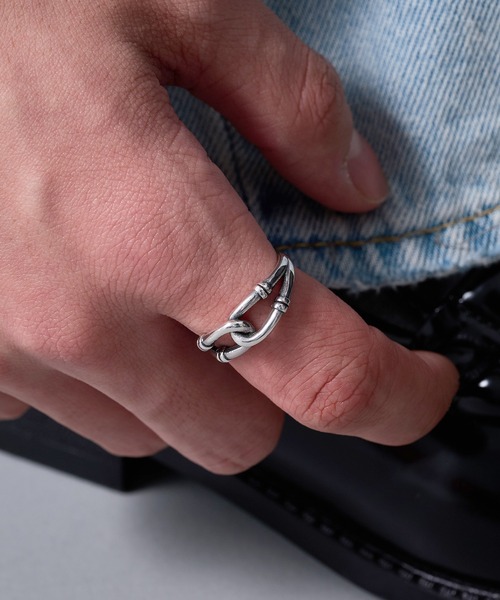 MAISON CLUB(���]���N���u)�́yMAISON CLUB�zBridle Motif Band Ring Silver925 KUN(�����O)