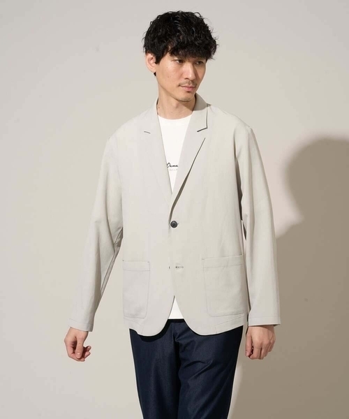 a.v.v(アーヴェヴェ)の「春夏のカジュアルジャケットスタイルにぜひ【イージーケア/洗濯機で洗える/接触冷感/吸水速乾/UVカット/ストレッチ】リライトテーラードジャケット(その他アウター・メンズ・チャコールグレー/ライトグレー・48/50/46)」の18枚目の写真