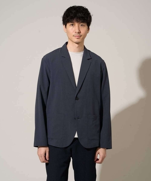 a.v.v(アーヴェヴェ)の「春夏のカジュアルジャケットスタイルにぜひ【イージーケア/洗濯機で洗える/接触冷感/吸水速乾/UVカット/ストレッチ】リライトテーラードジャケット(その他アウター・メンズ・チャコールグレー/ライトグレー・48/50/46)」の15枚目の写真