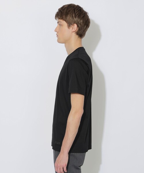 BLACK LABEL CRESTBRIDGE（ブラックレーベル・クレストブリッジ）の「【WEB限定】マーセライズVネックTシャツ（Tシャツ/カットソー・メンズ・ネイビー/ブラック/オフホワイト・XL/L/M）」の11枚目の写真