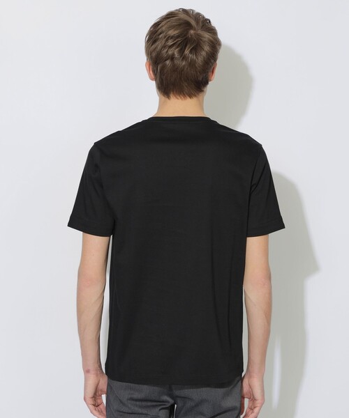 BLACK LABEL CRESTBRIDGE（ブラックレーベル・クレストブリッジ）の「【WEB限定】マーセライズVネックTシャツ（Tシャツ/カットソー・メンズ・ネイビー/ブラック/オフホワイト・XL/L/M）」の12枚目の写真