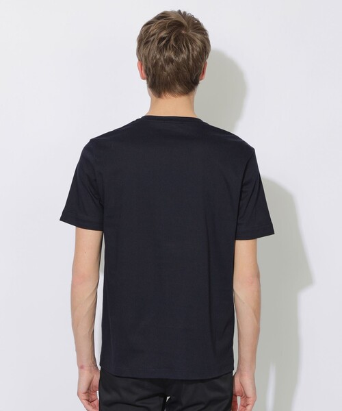BLACK LABEL CRESTBRIDGE（ブラックレーベル・クレストブリッジ）の「【WEB限定】マーセライズVネックTシャツ（Tシャツ/カットソー・メンズ・ネイビー/ブラック/オフホワイト・XL/L/M）」の18枚目の写真