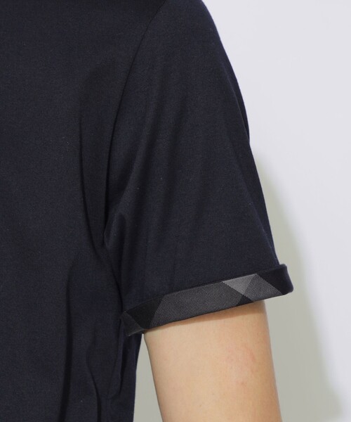 BLACK LABEL CRESTBRIDGE（ブラックレーベル・クレストブリッジ）の「【WEB限定】マーセライズVネックTシャツ（Tシャツ/カットソー・メンズ・ネイビー/ブラック/オフホワイト・XL/L/M）」の19枚目の写真