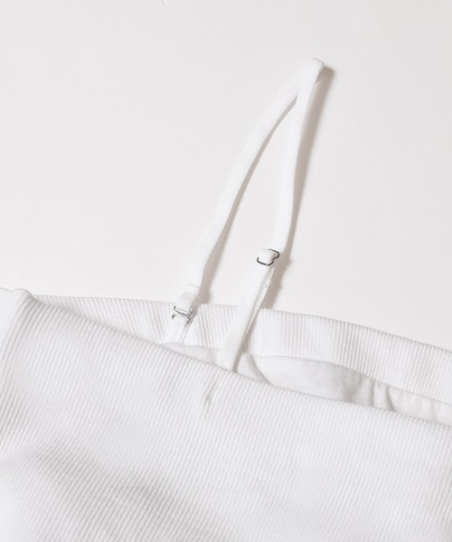 coca(coca)(コカ)の「OUT BRA ベアトップス(チューブトップ・レディース・グレー/ホワイト/ブラック・L/M/S)」の9枚目の写真