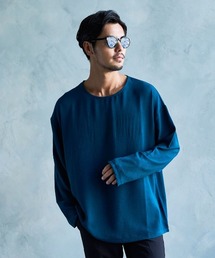 『CavariA/キャバリア』布帛ロンTシャツ 長袖