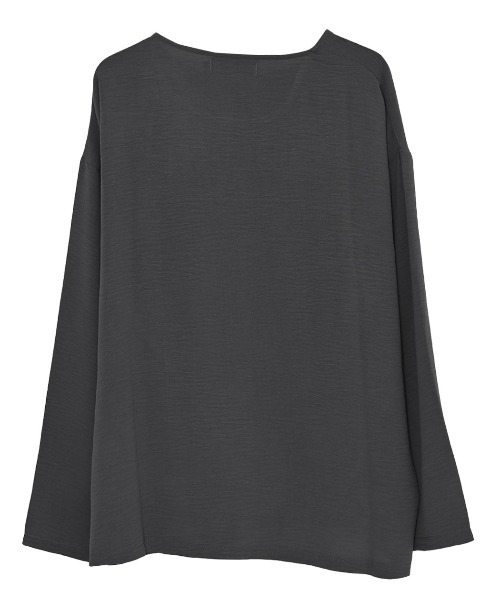 CavariA(キャバリア)の「『CavariA/キャバリア』布帛ロンTシャツ 長袖(Tシャツ/カットソー・メンズ・グレイッシュベージュ/ブルーグリーン/チャコールグレー・L/M)」の14枚目の写真