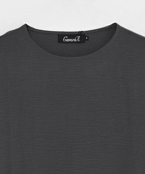 CavariA(キャバリア)の「『CavariA/キャバリア』布帛ロンTシャツ 長袖(Tシャツ/カットソー・メンズ・グレイッシュベージュ/ブルーグリーン/チャコールグレー・L/M)」の17枚目の写真