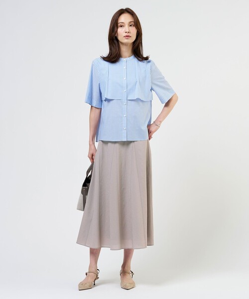 J.PRESS(ジェイプレス)の「【WEB限定カラーあり】アキハ BREEZE COOL フレア スカート(スカート・レディース・ブラウン系/グレー系・T13/T15)」の18枚目の写真