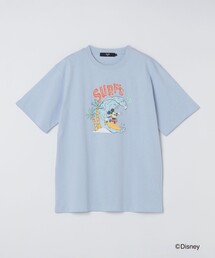 SHIPS Colors:ミッキーマウス プリント Tシャツ