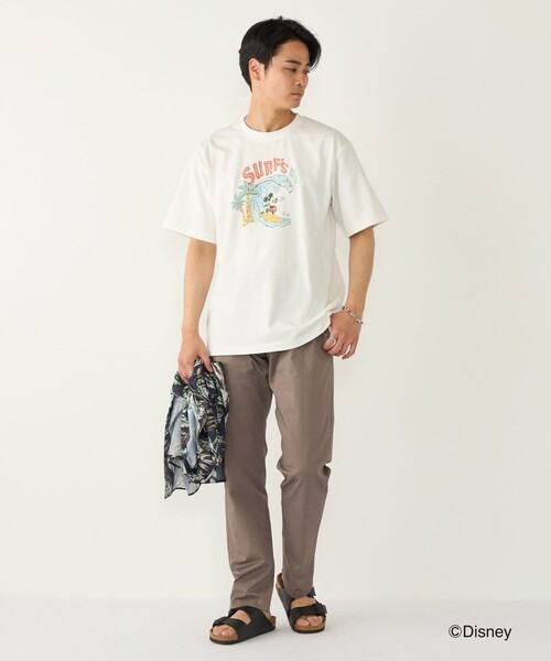SHIPS Colors(シップス カラーズ)の「SHIPS Colors:ミッキーマウス プリント Tシャツ(Tシャツ/カットソー・メンズ・オフホワイト/アイボリー/ライトブルー/ダークグレー・MEDIUM/LARGE/X-LARGE)」の12枚目の写真