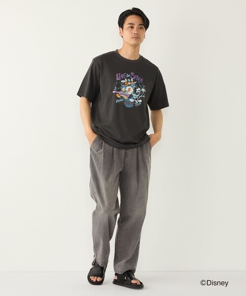 SHIPS Colors(シップス カラーズ)の「SHIPS Colors:ミッキーマウス プリント Tシャツ(Tシャツ/カットソー・メンズ・オフホワイト/アイボリー/ライトブルー/ダークグレー・MEDIUM/LARGE/X-LARGE)」の13枚目の写真