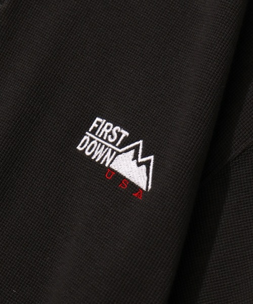 FIRST DOWN（ファーストダウン）の「【FIRST DOWN/ファーストダウン】S/S THEMAL POLO/ 半袖サーマルポロ（ポロシャツ・メンズ・オフホワイト/ブラック・M/L/XL）」の16枚目の写真
