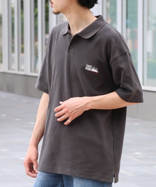 FIRST DOWN（ファーストダウン）の「【FIRST DOWN/ファーストダウン】S/S THEMAL POLO/ 半袖サーマルポロ（ポロシャツ・メンズ・オフホワイト/ブラック・M/L/XL）」の12枚目の写真