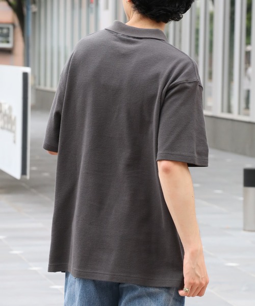 FIRST DOWN（ファーストダウン）の「【FIRST DOWN/ファーストダウン】S/S THEMAL POLO/ 半袖サーマルポロ（ポロシャツ・メンズ・オフホワイト/ブラック・M/L/XL）」の13枚目の写真