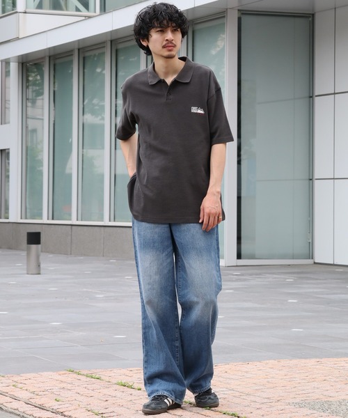 FIRST DOWN（ファーストダウン）の「【FIRST DOWN/ファーストダウン】S/S THEMAL POLO/ 半袖サーマルポロ（ポロシャツ・メンズ・オフホワイト/ブラック・M/L/XL）」の14枚目の写真
