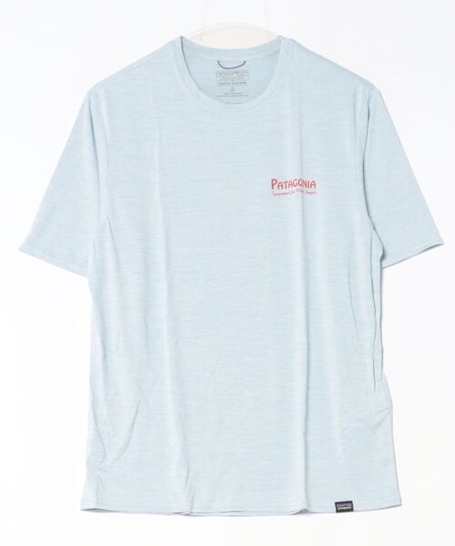 patagonia(パタゴニア)の「【Patagonia】パタゴニア M's Cap Cool Daily Graphic Shirt グラフィック Tシャツ(Tシャツ/カットソー・メンズ・サックスブルー・L/M/XL/S)」の8枚目の写真