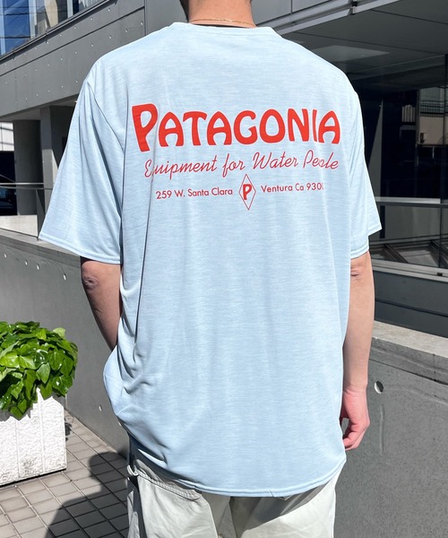 patagonia(パタゴニア)の「【Patagonia】パタゴニア M's Cap Cool Daily Graphic Shirt グラフィック Tシャツ(Tシャツ/カットソー・メンズ・サックスブルー・L/M/XL/S)」の5枚目の写真