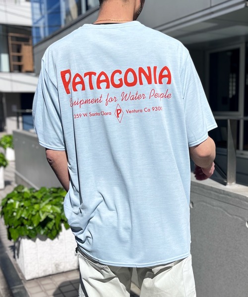 patagonia(パタゴニア)の「【Patagonia】パタゴニア M's Cap Cool Daily Graphic Shirt グラフィック Tシャツ(Tシャツ/カットソー・メンズ・サックスブルー・L/M/XL/S)」の6枚目の写真