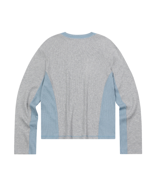 S'EST(エスイーエスティー)の「Panel Sleeve Gray(Tシャツ/カットソー・メンズ・グレー・SMALL/MEDIUM)」の2枚目の写真